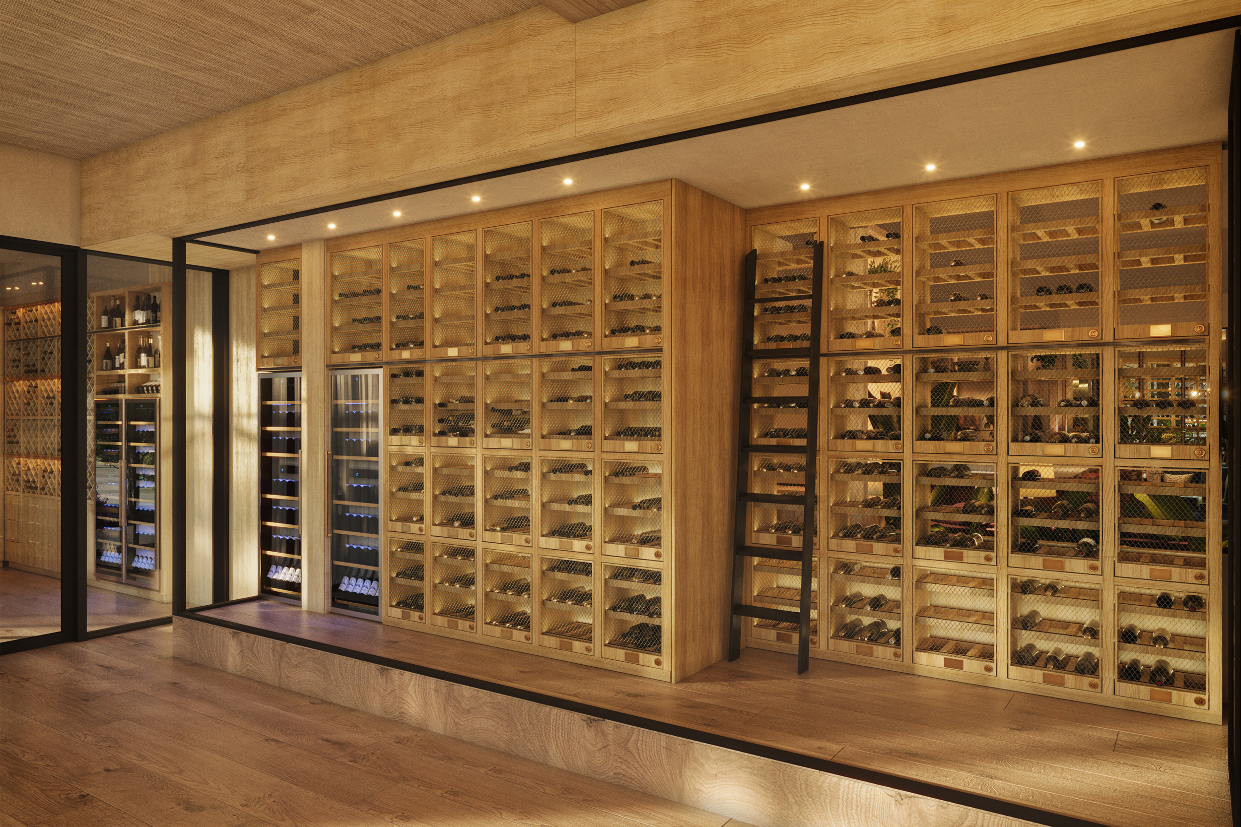Winery Lockers  of Tutto Mare at The Royal Poinciana Plaza in Palm Beach